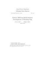 Factors Affecting Small Intestine Development in Weanling Pigs docx