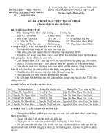 KẾ HOẠCH CHI ĐẠO TTSP