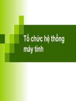 Tin học đại cương: Tổ chức hệ thống máy tính doc