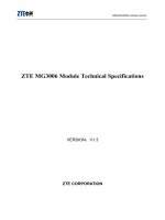 ZTE MG3006 Module Technical Specifications potx