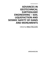ADVANCES IN GEOTECHNICAL EARTHQUAKE ENGINEERING – SOIL LIQUEFACTION AND SEISMIC SAFETY OF DAMS AND MONUMENTS pptx