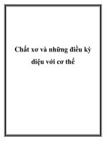 Chất xơ và những điều kỳ diệu với cơ thể pot