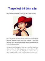 7 mẹo loại bỏ đốm nâu potx