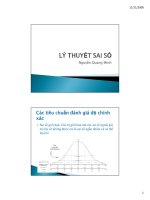 Lý thuyết sai số docx