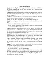 Bai toan thống kê