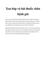 Xoa bóp và bài thuốc chữa bệnh gút pptx