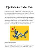 Vận khí năm Nhâm Thìn pps