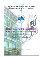 ĐỀ TÀI: Nghiên cứu chiến lược kinh doanh quốc tế của tập đoàn Procter & Gamble (P&G) pot