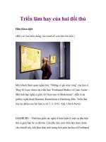 Triển lãm hay của hai đối thủ pot