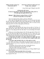 KẾ HOẠCH LIÊN TỊCH  Tổ chức các hoạt động kỷ niệm 100 năm ngày Quốc tế Phụ nữ 8/3 và  1970 năm ngày khởi nghĩa Hai Bà Trưng.