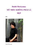 Daidō Moriyama: MỸ MIỀU KHÔNG PHẢI LÀ ĐẸP doc