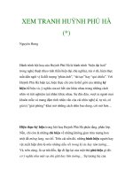 XEM TRANH HUỲNH PHÚ HÀ pdf