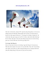 Khi truờng Đại học làm ...PR potx