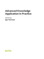 Advanced Knowledge Application in Practice pps