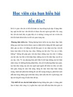 Học viên của bạn hiểu bài đến đâu? docx