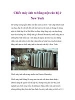Chiếc máy ảnh to bằng một căn hộ ở New York ppt