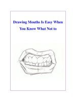 Drawing Mouths Is Easy When You Know What Not to pot