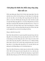 Giải pháp tài chính cho chiếu sáng công cộng hiệu suất cao potx