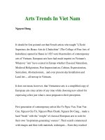 Arts Trends In Viet Nam ppt
