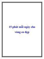 15 phút mỗi ngày cho vòng eo đẹp ppt