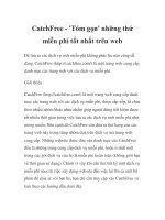 CatchFree - ''''Tóm gọn'''' những thứ miễn phí tốt nhất trên web ppt