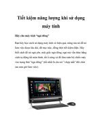 Tiết kiệm năng lượng khi sử dụng máy tính pdf