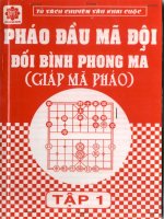 pháo đầu đối bình phong mã