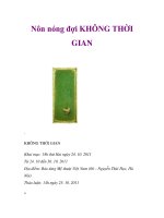 Nôn nóng đợi KHÔNG THỜI GIAN doc
