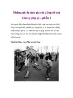 Những nhiếp ảnh gia chỉ đứng đó mà không giúp gì – phần 1 pdf