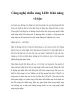 Công nghệ chiếu sáng LED: Khả năng vô tận docx