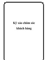 Kỹ xảo chăm sóc khách hàng pot