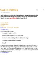 thong tin ve thi TOEFL ITP