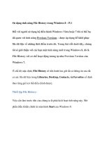 Sử dụng tính năng File History trong Windows 8 – P.1 pdf