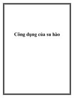 Công dụng của su hào ppsx