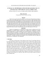 báo cáo nghiên cứu khoa học  ''''''''  sử dụng các mô hình đo lường rủi ro danh mục đầu tư tín dụng dựa trên khung value at risk (var)''''''''
