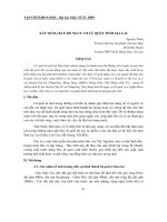 báo cáo nghiên cứu khoa học  ' xây dựng bản đồ nguy cơ lũ quét tỉnh gia lai'