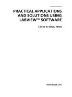 PRACTICAL APPLICATIONS AND SOLUTIONS USING LABVIEW™ SOFTWARE ppsx