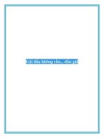 Gội đầu không cần... dầu gội pdf