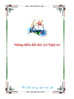 Những điểm đến thú vị ở Nghệ An pptx