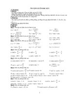 NỘI DUNG ÔN TẬP 8 TUẦN KÌ I