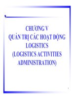 Quản trị các hoạt động Logistics pdf