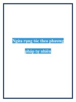 Ngừa rụng tóc theo phương pháp tự nhiên pot