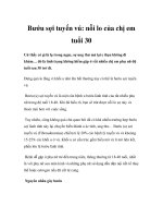 Bướu sợi tuyến vú: nỗi lo của chị em tuổi 30 pps