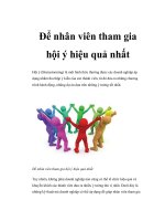 Để nhân viên tham gia hội ý hiệu quả nhất potx