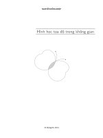 Các dạng toán thi Đại học phần Hình giải tích không gian