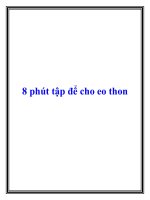 8 phút tập để cho eo thon ppt