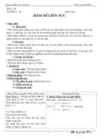 Giáo án ĐS 11 CB tuần 25-30