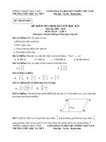 DE KIEM TRA GIUA KI II L4  2009 -2010