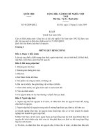 THUẾ TÀI NGUYÊN MỚI NHẤT