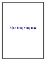 Bệnh bong võng mạc ppt